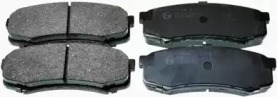 DENCKERMANN B111216 Колодки тормозные задние дисковые в наличии Ирпень