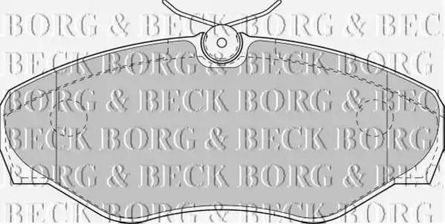 BORG&BECK BBP1812 Колодки тормозные передние дисковые в наличии Хмельницкий