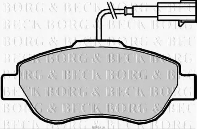 Колодки BBP2416 BORG&BECK