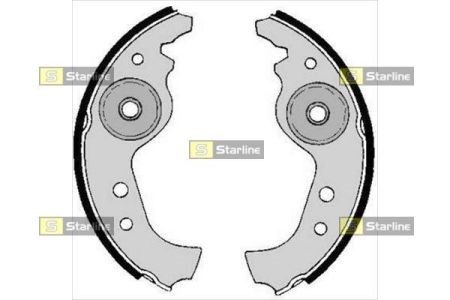 Колодки тормозные задние, барабанные BC00890 STARLINE