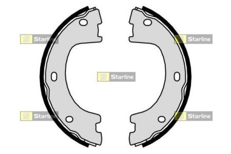 Тормозные колодки ручника BC01056 STARLINE