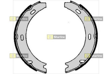 Тормозные колодки стояночного тормоза BC04730 STARLINE