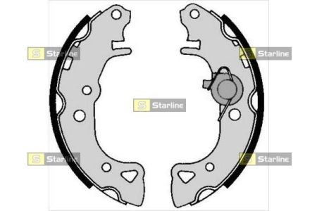 Барабанные колодки BC04940 STARLINE