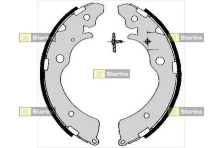 Колодки передние BC05690 STARLINE
