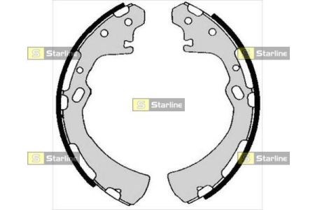 Барабанные колодки BC05700 STARLINE