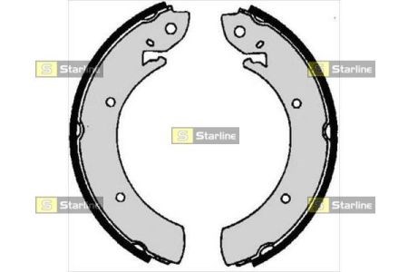Комплект задних колодок BC06070 STARLINE