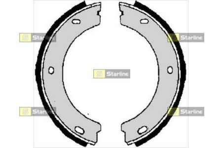 Колодки тормозные задние, барабанные BC06400 STARLINE