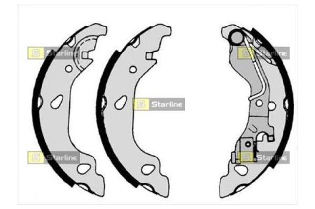 Барабанные тормозные колодки BC07690 STARLINE