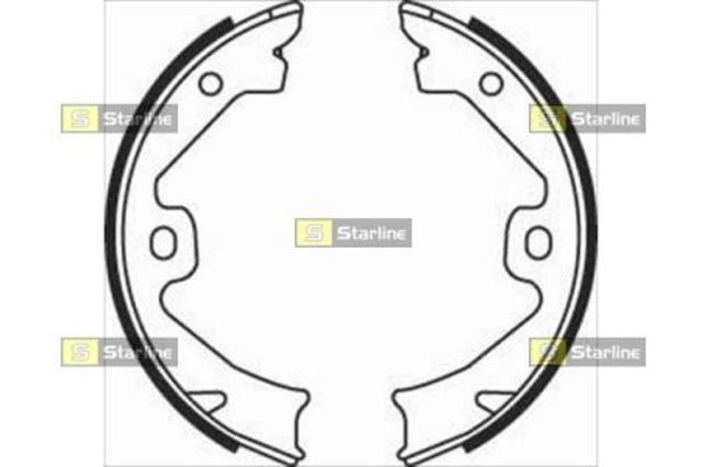 Тормозные колодки ручника BC08140 STARLINE
