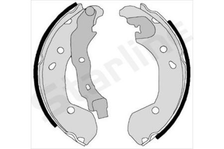 Барабанные колодки BC08180 STARLINE