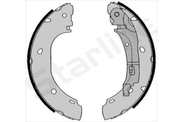 Барабанные колодки BC08540 STARLINE
