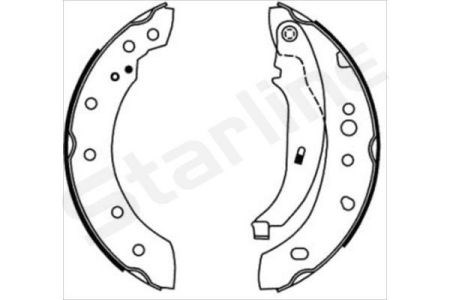 Барабанные колодки BC08680 STARLINE