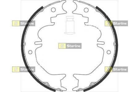 Тормозные колодки ручника BC08850 STARLINE