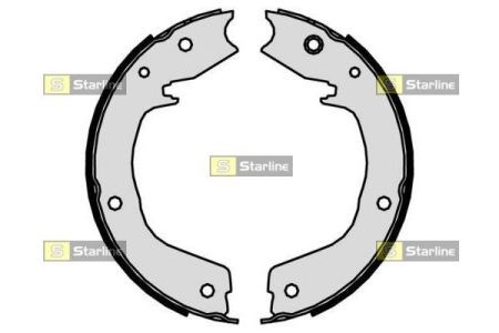 Колодки ручника BC09850 STARLINE