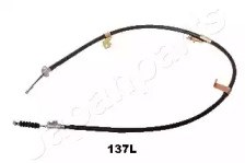Трос ручника задний BC137L JAPANPARTS