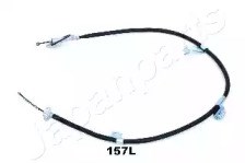 Трос ручного тормоза задний BC157L JAPANPARTS