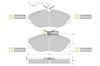Передние тормозные колодки BDS041 STARLINE