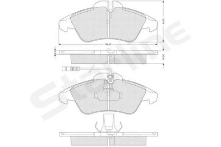 Колодки тормозные BDS054 STARLINE