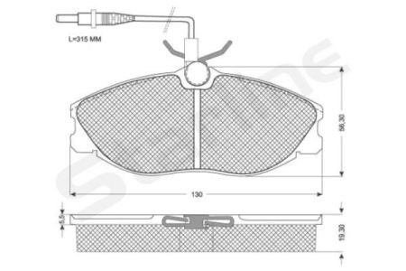 Тормозные колодки BDS065 STARLINE