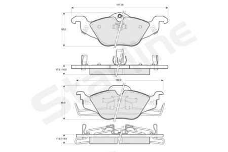 Тормозные колодки BDS066 STARLINE