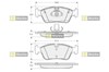 Колодки тормозные BDS314 STARLINE