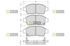 Колодки тормозные передние дисковые BDS317 STARLINE