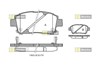 Колодки передние BDS321 STARLINE