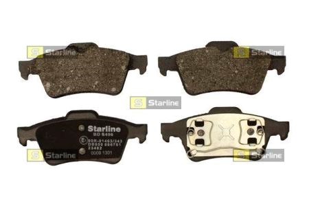 Колодки на тормоз задний дисковый BDS829P STARLINE