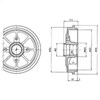 Тормозной барабан BF484 DELPHI