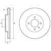 Тормоз дисковый передний BG2455 DELPHI