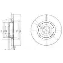 DELPHI BG3895C Передние тормозные диски в наличии Кривой Рог