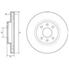 Диск тормозной передний BG4570C DELPHI