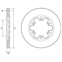 DELPHI BG4680C Тормозные диски в наличии Ирпень