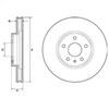 Диск тормозной передний BG4702C DELPHI