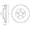 Передний тормозной диск BG4711C DELPHI