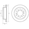 Задний тормозной диск BG4747C DELPHI