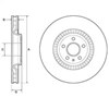 Тормоз дисковый передний BG9171C DELPHI