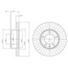 Диск тормозной передний BG9692 DELPHI