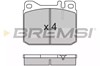 Колодки передние BP2172 BREMSI