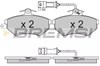 Тормозные колодки BP2643 BREMSI