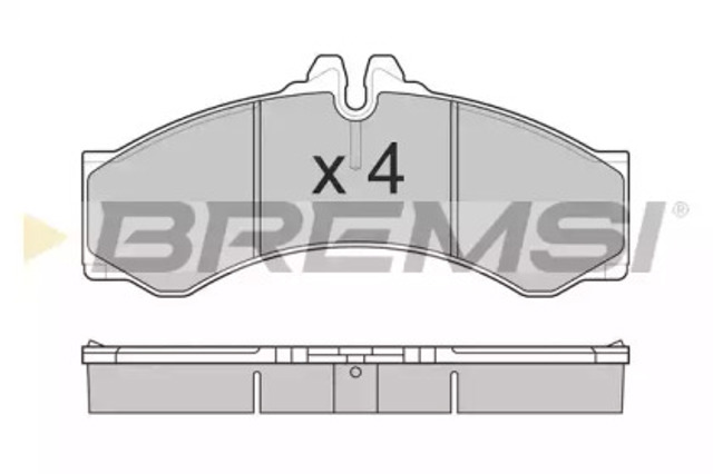 BP2681 BREMSI Колодки тормозные передние дисковые купить в Чернигов