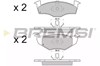 Передние тормозные колодки BP2682 BREMSI