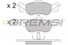 Колодки BP2824 BREMSI