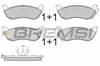 Колодки тормозные дисковые комплект BP2892 BREMSI