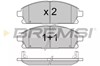 Колодки тормозные дисковые комплект BP2968 BREMSI