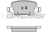 Задние тормозные колодки BP2983 BREMSI