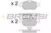 Колодки тормозные дисковые комплект BP3014 BREMSI