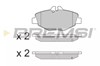 Колодки тормозные дисковые комплект BP3020 BREMSI