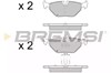 Задние колодки BP3051 BREMSI