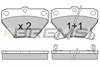 Колодки на тормоз задний дисковый BP3061 BREMSI